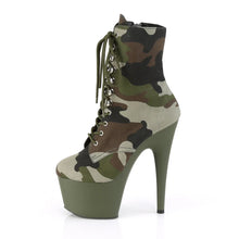 Load image into Gallery viewer, Tacones Pleaser ADORE-1020CAMO Verde Camo Fabric
