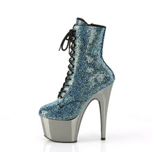 Load image into Gallery viewer, Tacones Pleaser ADORE-1020CHRS Turquoise Pewter Cromo
