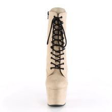 Load image into Gallery viewer, Tacones Pleaser ADORE-1020FS Beige Faux Suede
