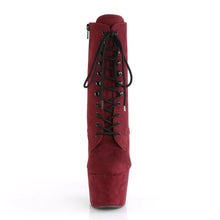Load image into Gallery viewer, Tacones Pleaser ADORE-1020FS Burdeos Faux Suede
