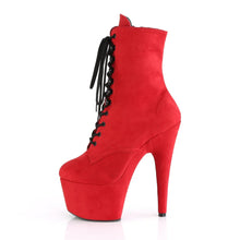 Cargar imagen en el visor de la galería, Tacones Pleaser ADORE-1020FS Rojo Faux Suede
