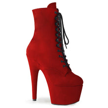 Cargar imagen en el visor de la galería, Tacones Pleaser ADORE-1020FS Rojo Faux Suede
