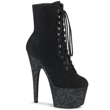 Load image into Gallery viewer, Tacones Pleaser ADORE-1020FSMG Negro Faux Suede
