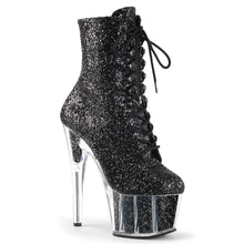 Load image into Gallery viewer, Tacones Pleaser ADORE-1020G Negro Purpurina
