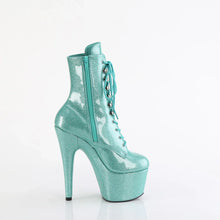 Load image into Gallery viewer, Tacones Pleaser ADORE-1020GP Aguamarina Purpurina Charol
