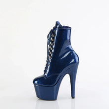 Cargar imagen en el visor de la galería, Tacones Pleaser ADORE-1020GP Navy Azul Purpurina
