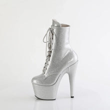 Cargar imagen en el visor de la galería, Tacones Pleaser ADORE-1020GP Plata Purpurina Charol
