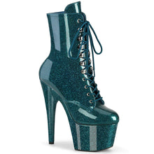 Carregar imagem no visualizador da galeria, Tacones Pleaser ADORE-1020GP Teal Purpurina Charol
