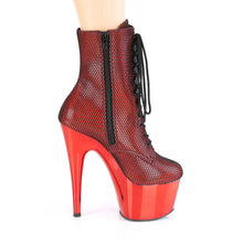 Load image into Gallery viewer, Tacones Pleaser ADORE-1020HFN Rojo Holo Cromo
