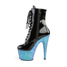 Cargar imagen en el visor de la galería, Tacones Pleaser ADORE-1020LG Negro Charol Azul
