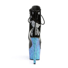 Cargar imagen en el visor de la galería, Tacones Pleaser ADORE-1020LG Negro Charol Azul
