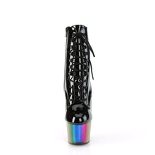 Cargar imagen en el visor de la galería, Tacones Pleaser ADORE-1020RC Negro Charol Rainbow
