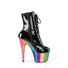 Cargar imagen en el visor de la galería, Tacones Pleaser ADORE-1020RC Negro Charol Rainbow
