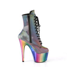 Carregar imagem no visualizador da galeria, Tacones Pleaser ADORE-1020RC-REFL Rainbow Reflective Cromo
