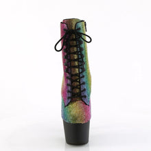 Cargar imagen en el visor de la galería, Tacones Pleaser ADORE-1020RS Rainbow Negro Mate
