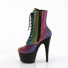 Cargar imagen en el visor de la galería, Tacones Pleaser ADORE-1020RS Rainbow Negro Mate
