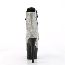Cargar imagen en el visor de la galería, Tacones Pleaser ADORE-1020RS Plata Black Mate
