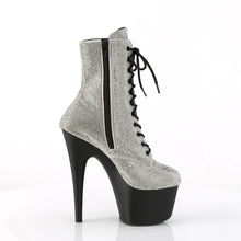 Cargar imagen en el visor de la galería, Tacones Pleaser ADORE-1020RS Plata Black Mate
