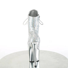 Load image into Gallery viewer, Tacones Pleaser ADORE-1020SQ-02 Plata Holo Sequins
