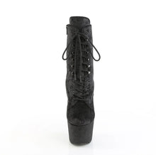Load image into Gallery viewer, Tacones Pleaser ADORE-1020WR Negro Shimmering Fabric
