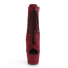 Load image into Gallery viewer, Tacones Pleaser ADORE-1021FS Burdeos Faux Suede
