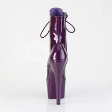 Load image into Gallery viewer, Tacones Pleaser ADORE-1021GP Morado Purpurina Charol

