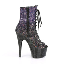 Cargar imagen en el visor de la galería, Tacones Pleaser ADORE-1021OMBG Morado Purpurina Negro
