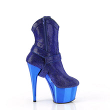 Load image into Gallery viewer, Tacones Pleaser ADORE-1029CHRS Royal Azul Cromo
