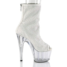 Load image into Gallery viewer, Tacones Pleaser ADORE-1031GM Blanco Fabric Transparente
