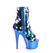 Load image into Gallery viewer, Tacones Pleaser ADORE-1031SSQ Iri.verde Sequins R.azul
