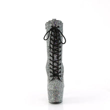 Load image into Gallery viewer, Tacones Pleaser ADORE-1040GR Negro Purpurinas Matching
