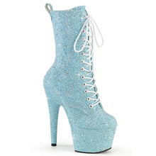 Load image into Gallery viewer, Tacones Pleaser ADORE-1040GR B. Azul Purpurinas
