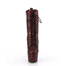 Load image into Gallery viewer, Tacones Pleaser ADORE-1040SPF Rojo Snake Print

