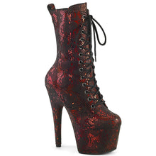 Load image into Gallery viewer, Tacones Pleaser ADORE-1040SPF Rojo Snake Print
