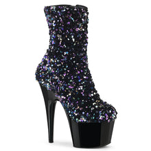Load image into Gallery viewer, Tacones Pleaser ADORE-1042SQ Negro Sequins
