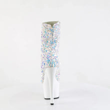 Load image into Gallery viewer, Tacones Pleaser ADORE-1042SQ Blanco Sequins
