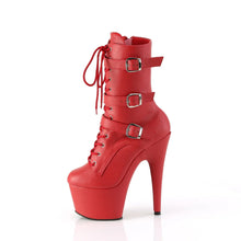 Load image into Gallery viewer, Tacones Pleaser ADORE-1043 Rojo Piel Sintética
