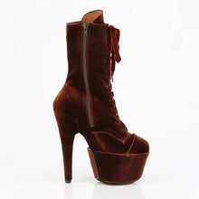 Load image into Gallery viewer, Tacones Pleaser ADORE-1045VEL Marrón Velvet M
