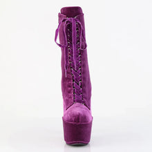 Carregar imagem no visualizador da galeria, Tacones Pleaser ADORE-1045VEL Morado Velvet
