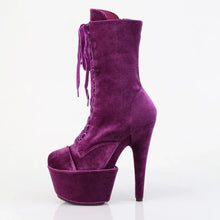 Carregar imagem no visualizador da galeria, Tacones Pleaser ADORE-1045VEL Morado Velvet
