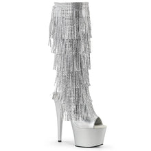 Load image into Gallery viewer, Tacones Pleaser ADORE-2024RSF Plata Pu Mate
