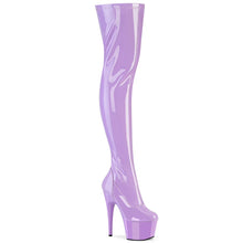 Load image into Gallery viewer, Tacones Pleaser ADORE-3000 Lavanda Str. Charol
