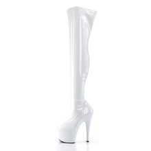 Load image into Gallery viewer, Tacones Pleaser ADORE-3000 Blanco Str Charol
