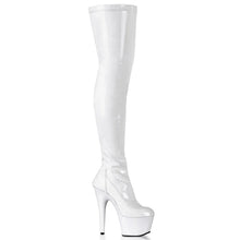 Load image into Gallery viewer, Tacones Pleaser ADORE-3000 Blanco Str Charol
