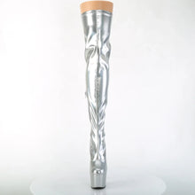 Load image into Gallery viewer, Tacones Pleaser ADORE-3000HWR Plata Str. Holo
