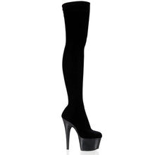 Load image into Gallery viewer, Tacones Pleaser ADORE-3002 Negro Str Velvet
