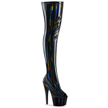 Load image into Gallery viewer, Tacones Pleaser ADORE-3011HWR Negro Str. Holo
