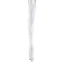 Load image into Gallery viewer, Tacones Pleaser ADORE-3011HWR Blanco Str. Holo
