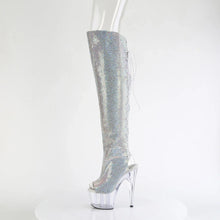 Load image into Gallery viewer, Tacones Pleaser ADORE-3019C-RS Plata Faux Suede
