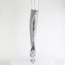 Load image into Gallery viewer, Tacones Pleaser ADORE-3019C-RS Plata Faux Suede
